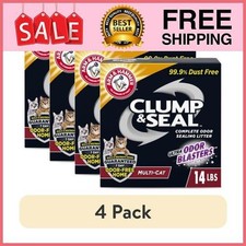 ARM  HAMMER Clump  Seal Multi-Cat Complete Odor Sealing Clumping Cat Litter,