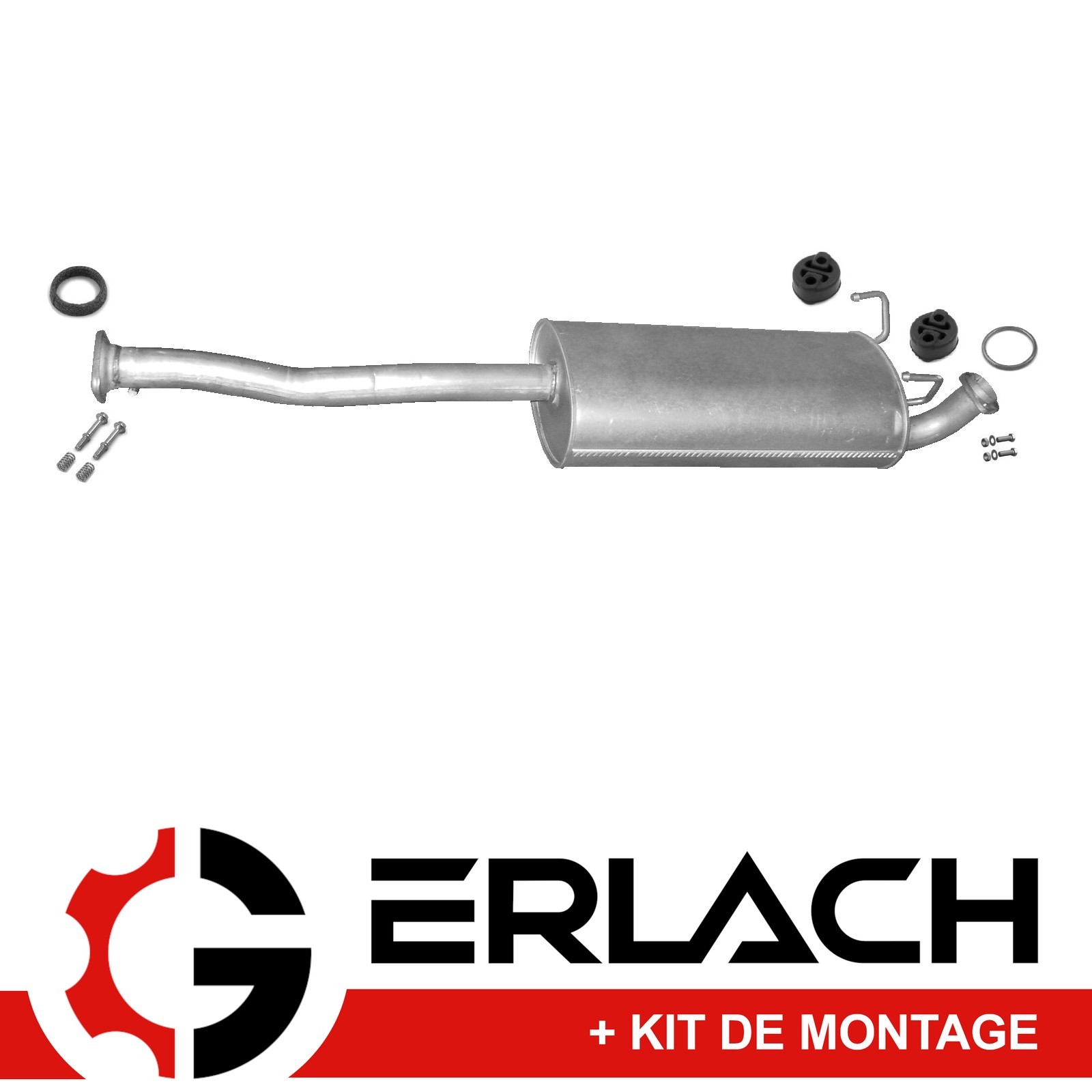 Silencieux pour Toyota Land Cruiser 3.0 D4D J90 5-portes 1996-2003