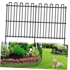 25 Panels No Dig Animal Barrier Fence, 32in H x 25 Panels, 32in H x 49ft L 