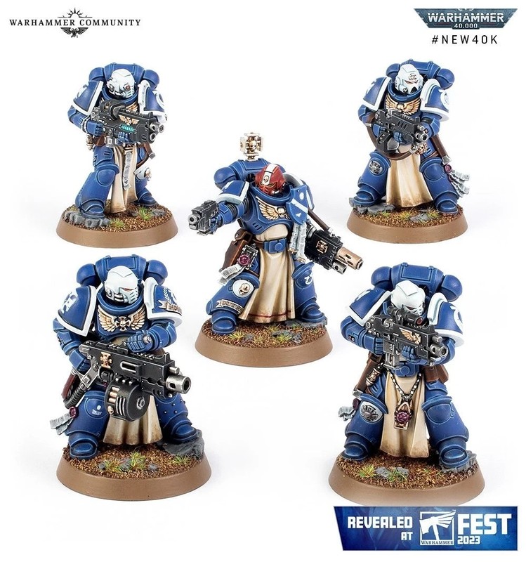 Warhammer 40k Space Marine Sternguard Veteran Squad (x5) NEW on Sprue LEVIATHAN