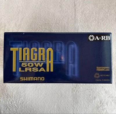 Shimano Tiagra 50W LRSA Spinnrolle für Boote Big Game Rolle GOLD