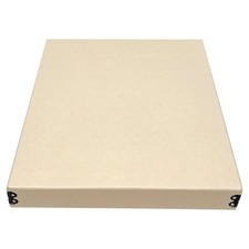 11.75x15.25x1.5 Inch Tan Museum Archival Storage Box Drop Front Design 1 Pack
