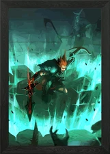 Runescape Monster Hunter Framed Wall Art Poster Canvas Print Picture