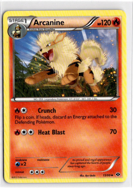 Arcanine #13 Pokemon Next Destinies - LP