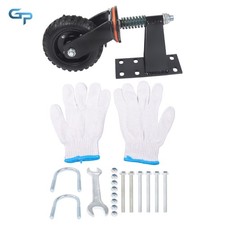 6inch Gate Wheel With Brake 500lb Caster Kit 360 Rotation Heavy Duty