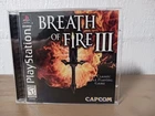 Breath of Fire III -Sony PlayStation 1 (1998)  COMPLETE WITH Registration Card.