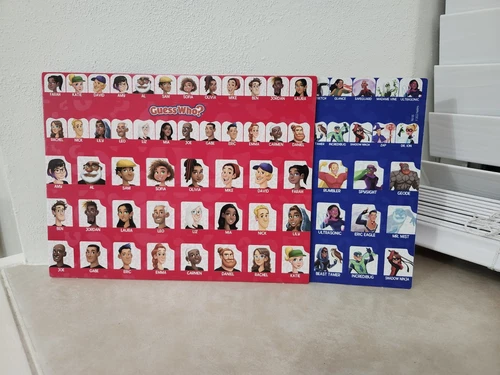 Guess Who? Original Guessing Board Game Replacement Extra Set (PAIR BOARDS ONLY)