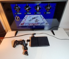 PS2 Sony Playstation 2 Slim Console working Bundle Complete Set Up SCPH-75004