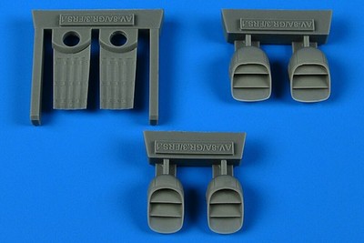 Aires 7385 - 1:72 Harrier AV-8A/GR.1/GR.3/FRS.1 exhaust nozzles für ESCI/ITALERI
