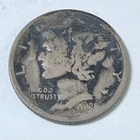 1928 MERCURY DIME - 90% SILVER - Circulated US Coin #6432