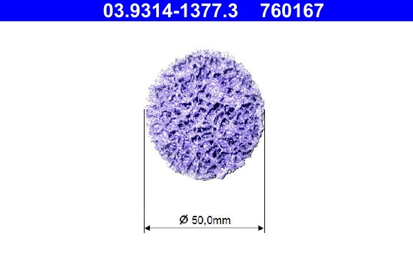 Für ATE 03.9314-1377.3 Disc for cleaning 03.9314-1377.3 Disc for cleaning
