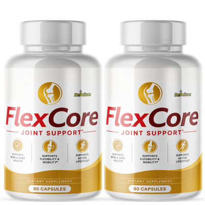 FlexCore- Joint Health Support- 2 Bottles- 120 Capsules