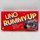 VINTAGE Uno Rummy Up COMPLETE Mattel 1993 Family Game 90's Tiles