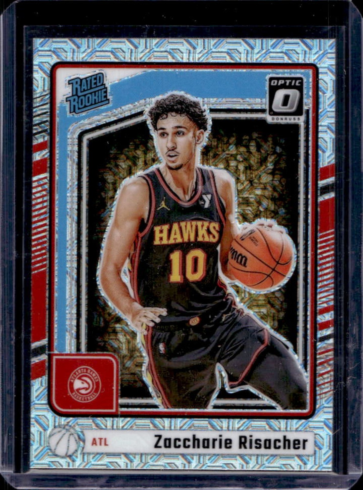 2024-25 Donruss Optic Zaccharie Risacher Choice Rated Rookie #268 Hawks