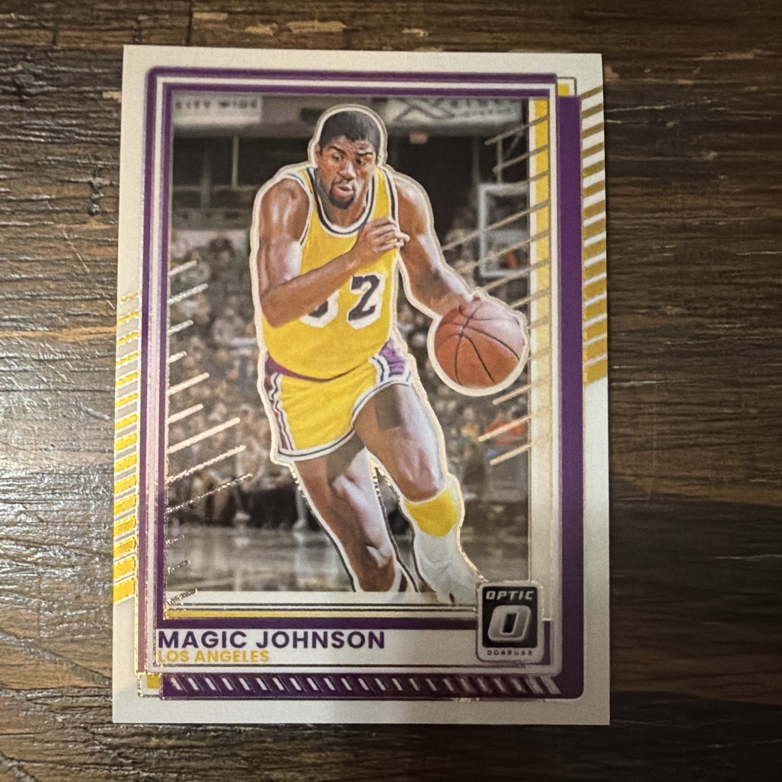 Panini 2025-26 Donruss Optic Magic Johnson #141 Los Angeles Lakers