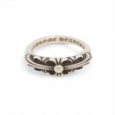 Chrome Hearts Baby classic Floral Cross Ring 925 5.4g No. 13