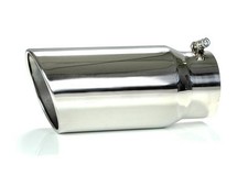Black Horse Muffler Tip Single Wall Stainless Steel Fits 2000-2024 Toyota Tundra