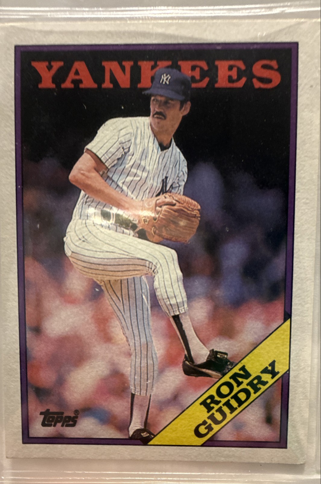 1988 Topps - Ron Guidry #535 Collector's Edition (Tiffany)