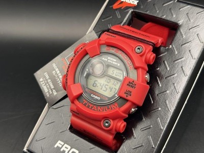 Casio G Shock DW8200F4JR Red Frogman Titanium ISO Diver Japan New