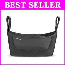 Compact Stroller Organizer with Easy-Access Beverage Pockets - Fits Most Models