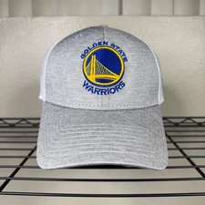 Golden State Warriors Mesh Hat Cap Men's Size XL Gray NBA Basketball NEW ERA GSW