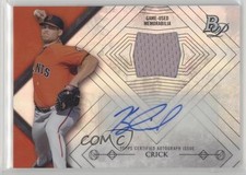 2014 Bowman Platinum Auto Relics Kyle Crick #AR-KC Auto 0o9