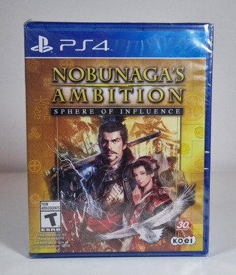 Nobunaga's Ambition Sphere of Influence PlayStation 4 Neu Sealed Rare UK Englisch