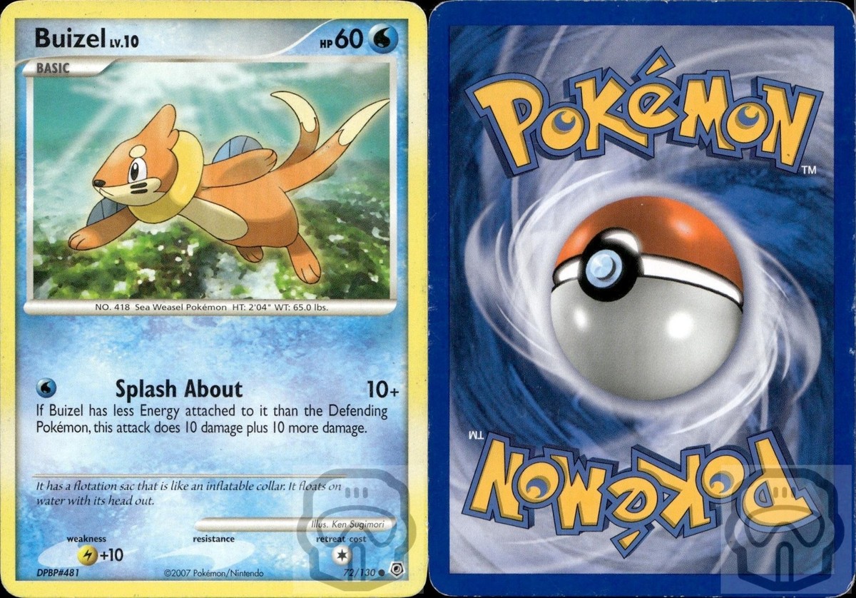 Buizel 72/130 C Diamond & Pearl Pokemon NM/M | eBay