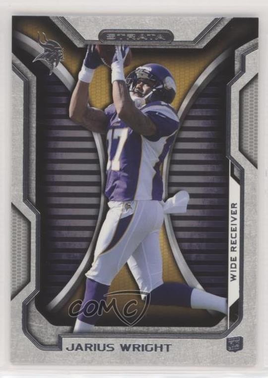 2012 Topps Strata Retail Thin Stock Jarius Wright #113 Rookie RC r7o