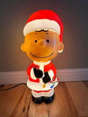 Exclusive CHARLIE BROWN Peanuts Snoopy New Blow Mold 22 Inch Blowmold Gemmy