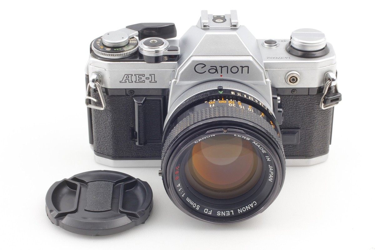 MINT] Canon AE-1 35mm Film Camera FD 50mm f/1.4 SSC S.S.C. Lens
