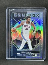 2023-24 Obsidian Basketball FOTL Joel Embiid Equinox Green #/25 SIXERS B5