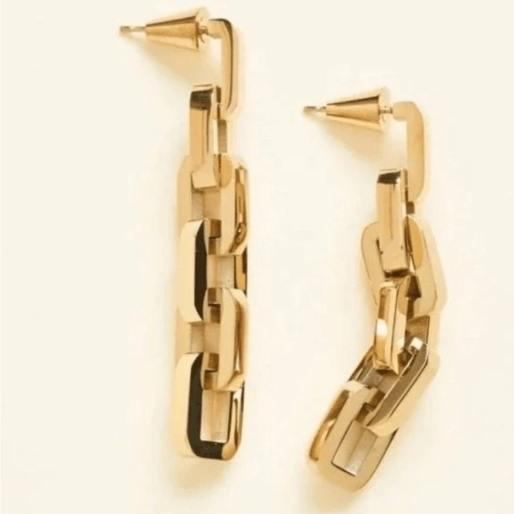 eddie chain link earrings eBay