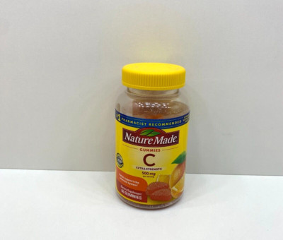 NEW Nature Made Extra Strength C 500 MG Per Serving Gummies SEALED