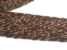 BORDO PASSAMANERIA X TRACOLLA BORSE LANA / CINIGLIA TELAIO PREZZO 1 MT MARRONE