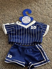 Build a Bear Blue and White Soccer Uniform