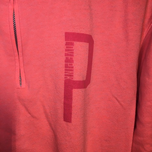Maglione mezza zip ROSA VICTORIA’S SECRET pesca XS - Foto 3 di 8