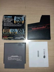 ICE CLIMBER - NINTENDO NES COMPLETO CAJA PEQUE&Ntilde;A PAL B ESPA&Ntilde;A