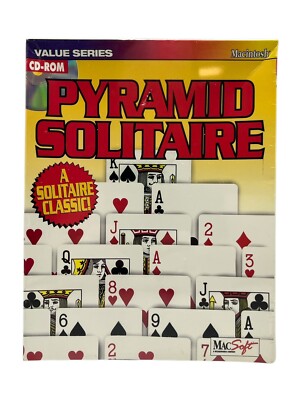 Pyramid Solitaire for Macintosh Brand New Sealed Macsoft CD-ROM Macintosh