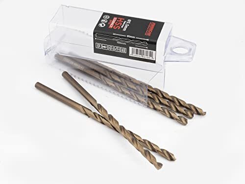 Ferrcan Punte per metallo HSS DIN340 M35 cobalto taglia lunga (confezione (c1t)