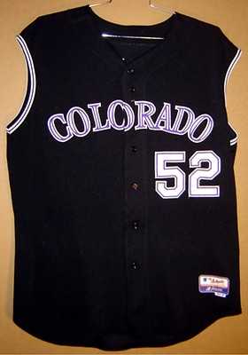 rockies black vest jersey