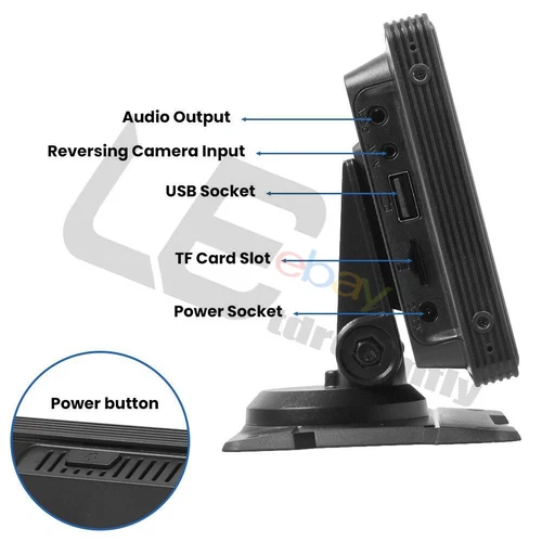 10.26" Zoll Tragbarer Apple CarPlay und Android Auto Wireless Display Autoradio - Bild 9 von 17