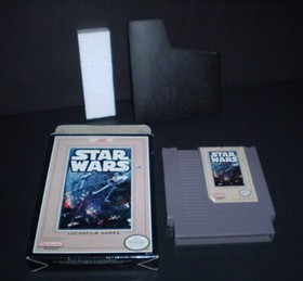 STAR WARS Nintendo NES Game with Box play as Luke Han and Leia Tested Works