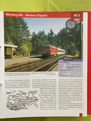 KBS 891.3 Nürnberg Hbf - Neuhaus(Pegnitz)- Archiv Eisenbahnstrecken