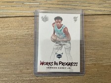 2020-21 Panini Court Kings Vernon Carey Jr. Works In Progress Ruby Rookie 59/149