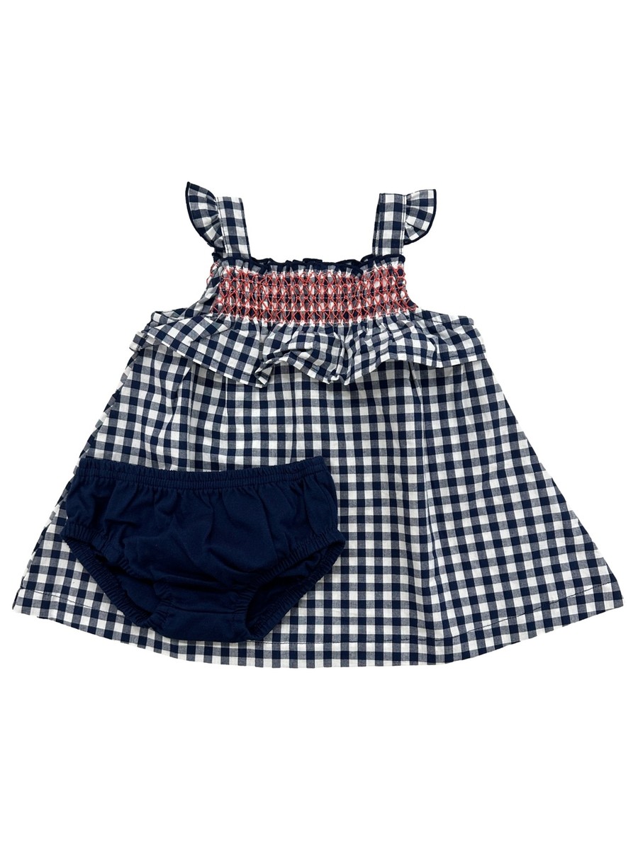 carters blue gingham dress Charleston Blue Gingham Halter Neck Midi Dress – Confetti Boutique main image 1