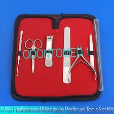 6PCS PROFESSIONAL MANICURE PEDICURE TOOLS SET KIT BTS-734