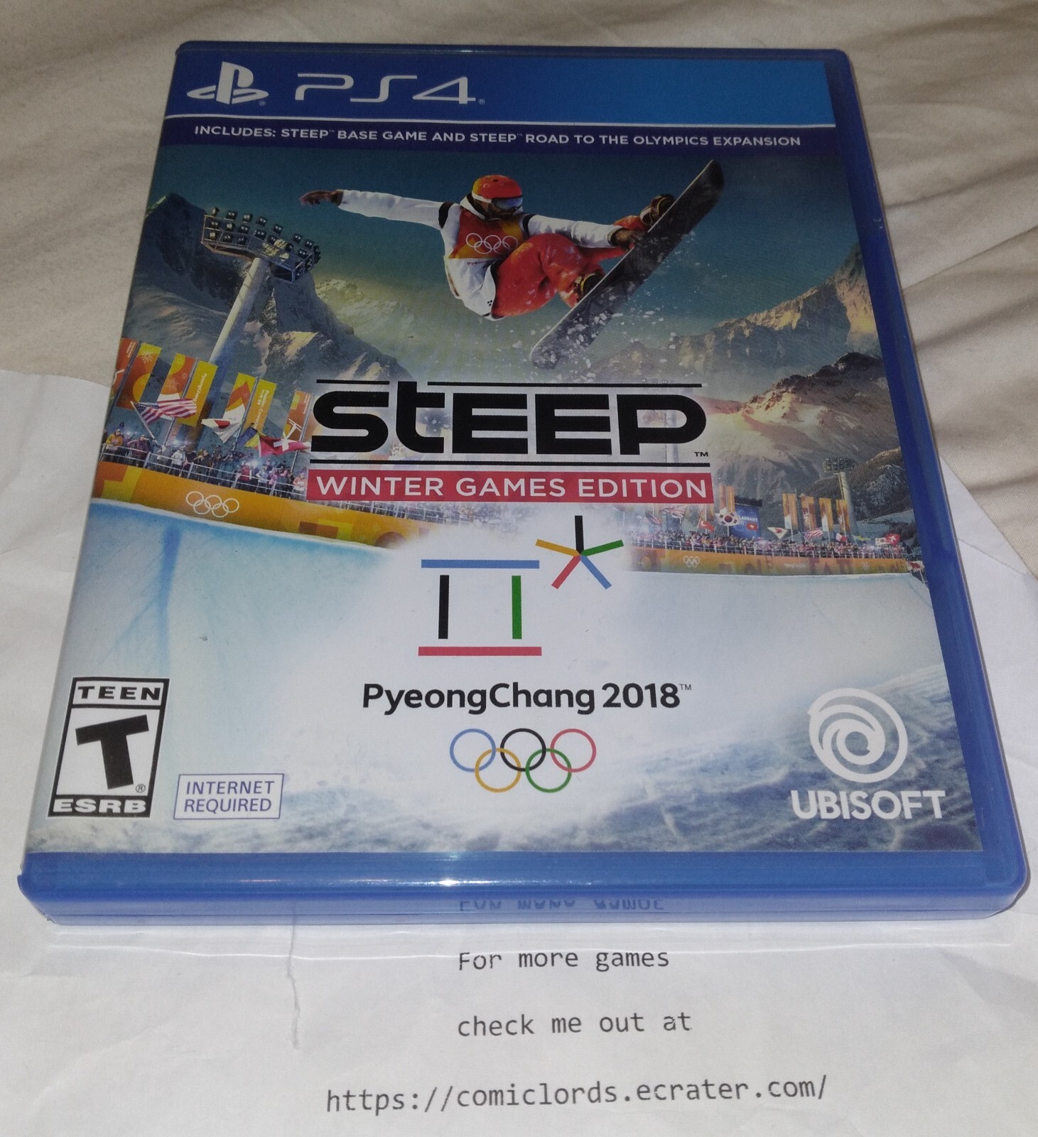Jeu Vidéo STEEP Pour PlayStation 4 (PS4) – Édition Française – État Correct, Opérationnel