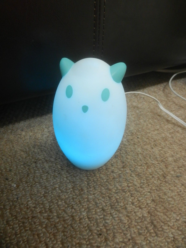 Ikea Spoka Baby Toddler Nursery Night light Blue plug instructions