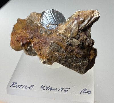 RUTILE / KYANITE Sufe Raw (39gr) Rutile Kyanite Specimen, Kinyanfumbe Zambia